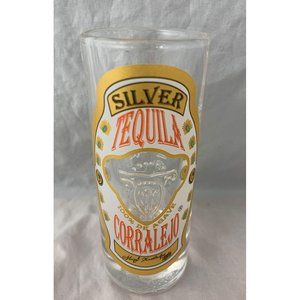 Tequila Corralejo Tall Shot Glass - Embossed